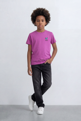 Boy's Back Graphic T-Shirt With Hand Drawn Artwork