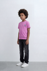 Boy's Back Graphic T-Shirt With Hand Drawn Artwork