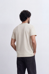 Men's Statement Graphic T-Shirt Contrast Shoulder Tape