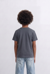 Boy's Minimal Embroidered T-Shirt Casual Everyday Style