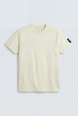 Men’s Small Sleeve Logo Detail Plain T-Shirt