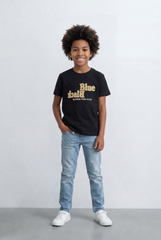 Boy's Blue Label Graphic T-Shirt Everyday Style
