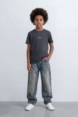 Boy's Passion Back Print T-Shirt Oversize Fit Everyday Style