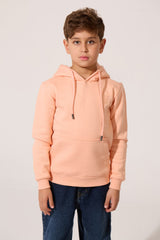 Tomato Basic Slim Fit Front Pocket Boys Hoodie