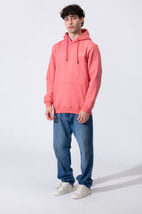 Plain Slim Fit Men Hoodie