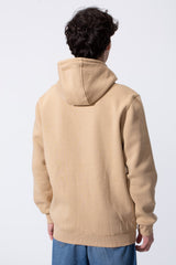 Plain Slim Fit Zip Men Hoodie