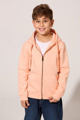 Zippered Slim Fit Boy's Hoodie
