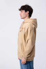 Embroidery Kangaroo Pocket Men Hoodie
