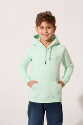 Slim Fit Long Sleeved Melton Boys Hoodie