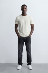 Men’s Embossed Logo T-Shirt Tonal Front Detail