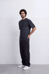 Men’s Textured T-Shirt With Micro Dot Detail