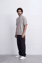 Men’s Washed Graphic T-Shirt Tonal Abstract Pattern