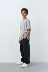 Boy's Washed T-Shirt Tonal Abstract Artwork