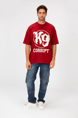 Men’s Dual Print T-Shirt Oversized CK9