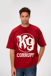 Men’s Dual Print T-Shirt Oversized CK9