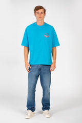 Men’s Back Print T-Shirt Oversized Graphic Detail