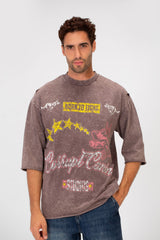 Men’s Graphic T-Shirt Multi Panel Front Artwork