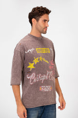 Men’s Graphic T-Shirt Multi Panel Front Artwork