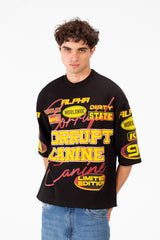 Men’s Graphic T-Shirt All Over Typography Artwork