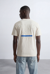 Men’s Back Statement T-Shirt Embossed