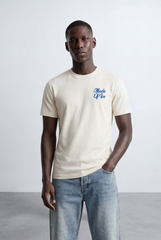 Men’s Back Statement T-Shirt Embossed