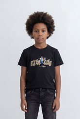 Boy's Graphic T-Shirt Front Bold Exercise Artwork