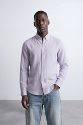 Men’s Smart Casual Shirt Tailored Slim Fit