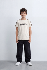 Boy's T-Shirt With Discover Your Strengths Front Print