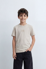 Boy's Graphic T-Shirt With Raised 50 Chest Detail