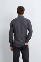 Men's Button Down Shirt With Clean Tailored Slim Fit