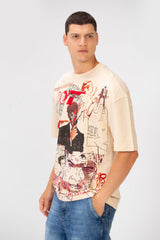 Men’s Graphic T-Shirt Collage Inspired Artwork