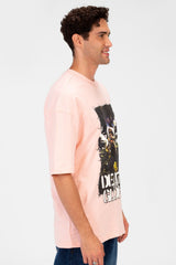 Men’s Oversized Graphic T-Shirt Bold Front Artwork