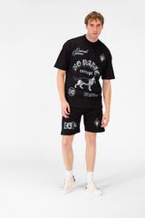 Men’s Multi Logo Gothic Detail CK9 T-Shirt