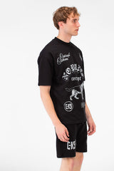 Men’s Multi Logo Gothic Detail CK9 T-Shirt