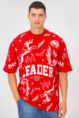 Men’s Bold Leader Typography Graphic T-Shirt
