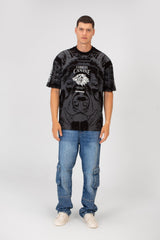 Men’s All Over Graphic T-Shirt Canine Artwork