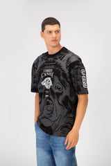 Men’s All Over Graphic T-Shirt Canine Artwork