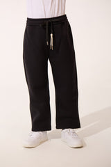 Elastic Waistband Oversized Basic Boys Sweatpants