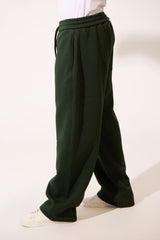 Back Pocket Oversized Melton Men Sweatpants