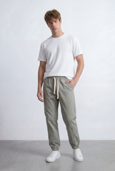 Men’s Jogger Pants Drawstring Waist Tapered Fit Casual Everyday Style