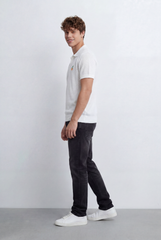 Men’s Knit Polo Chest Embroidery Bold Back Artwork