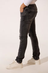Men’s Skinny Street Denim Distressed Pants