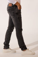 Men’s Skinny Street Denim Distressed Pants