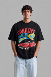 Men's Vintage Graphic Oversized T-Shirt | Tomatos