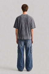 Vintage Men's Oversized Acid Wash T-Shirt