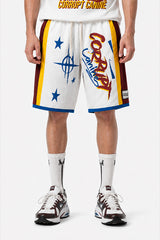 Tomatos Men's Graphic Mesh Basketball Shorts | Streetwear