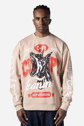 C-K9 Savage Graphic Crewneck Men Sweatshirt