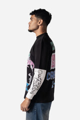 C-K9 Dual Shade Double Layer Rhinestone Men Sweatshirt