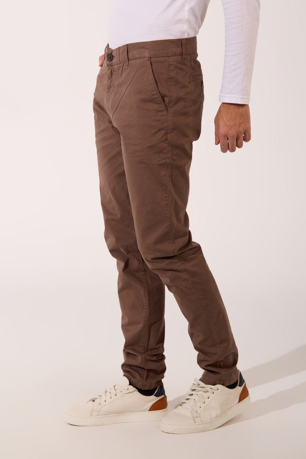 Gabardine Classic Men Trousers Slim Fit