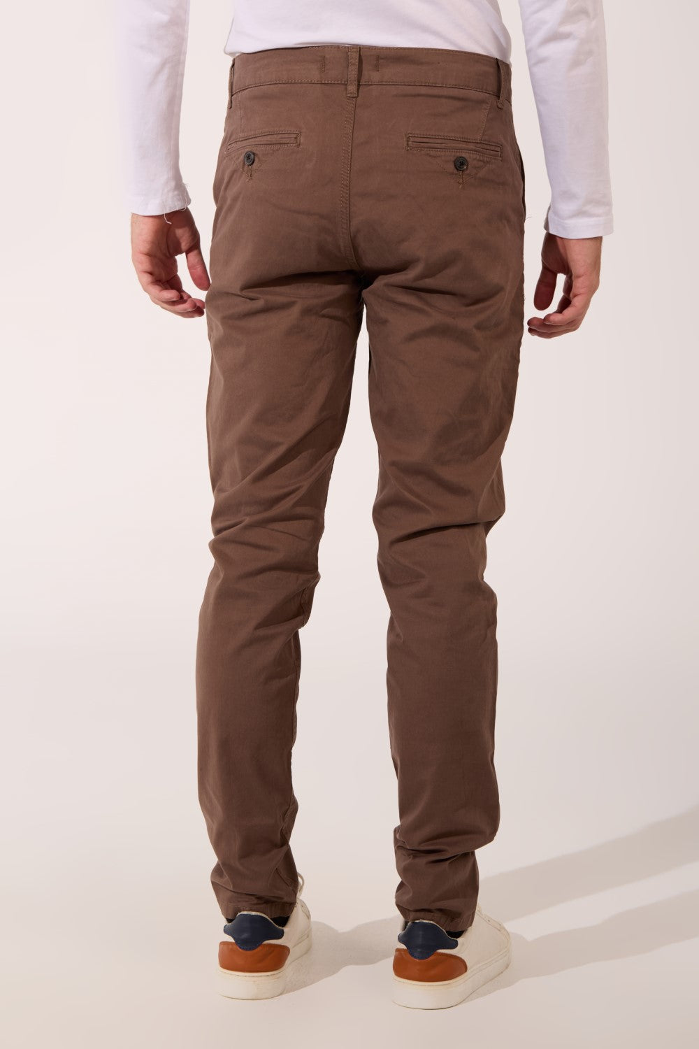 Gabardine Classic Men Trousers Slim Fit